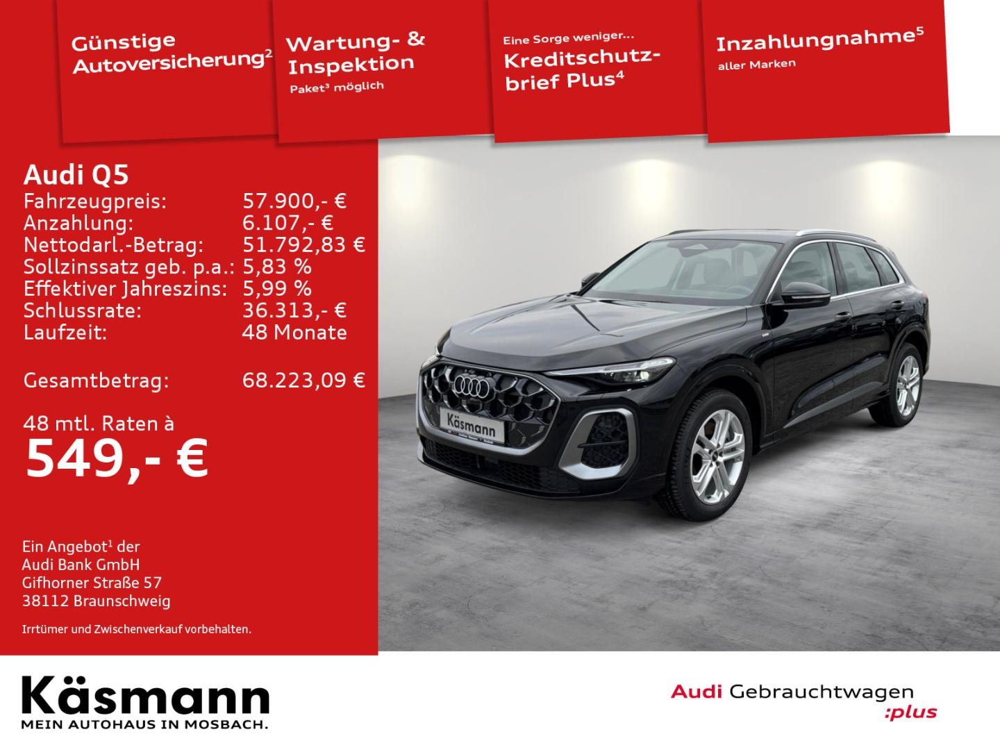 Bild über Audi Q5 SUV TDI quattro 150 kW S tronic - für weitere Informationen kontaktieren Sie den Audi Partner