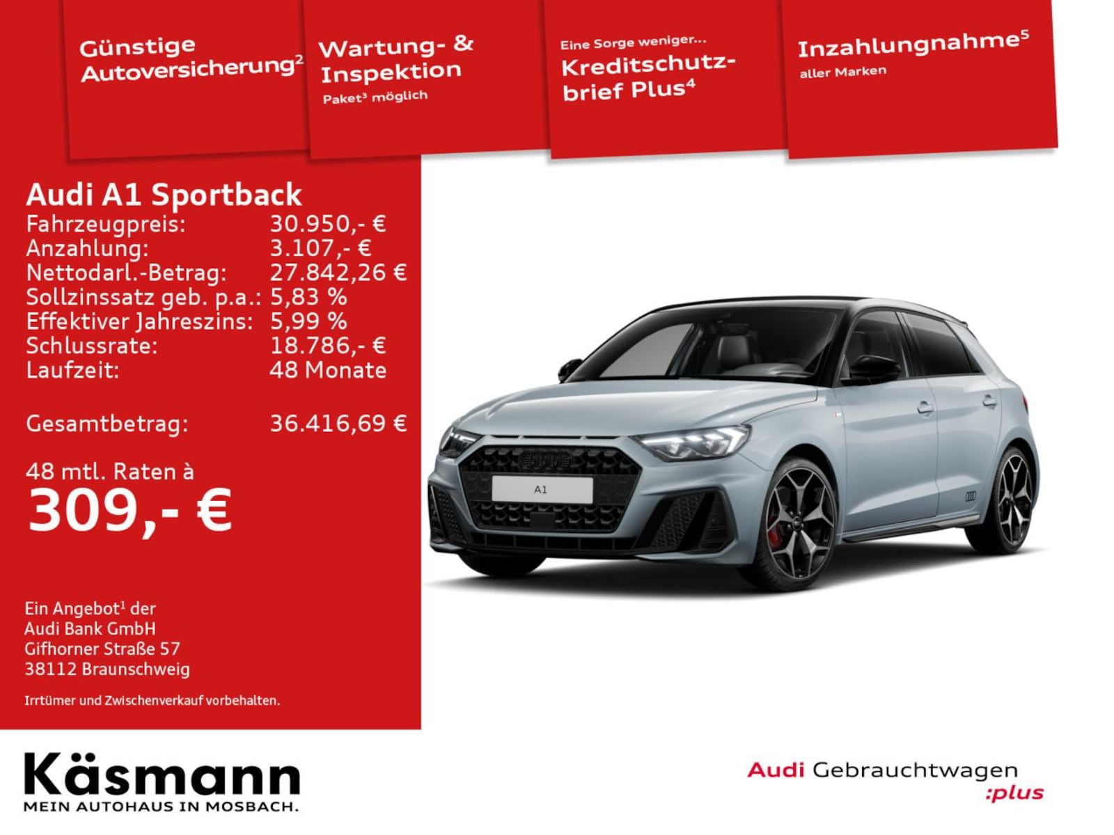 Audi A1 Sportback – Bild 2