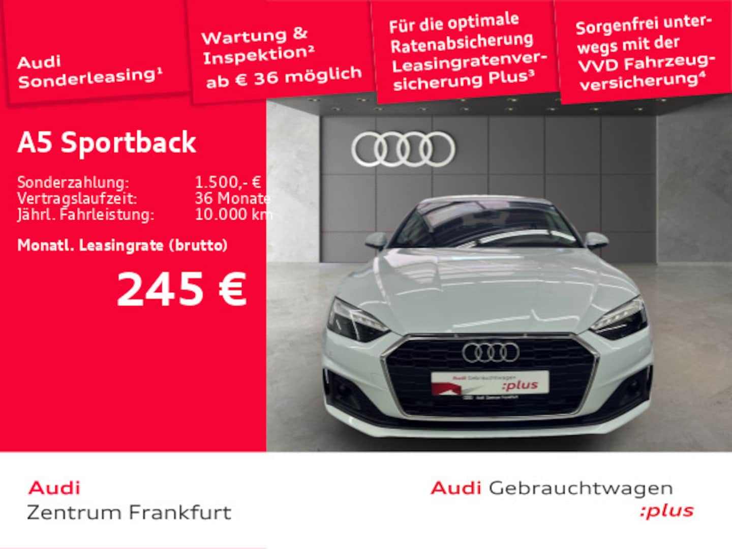 Bild über Audi A5 Sportback 35 TFSI Schaltgetriebe - für weitere Informationen kontaktieren Sie den Audi Partner