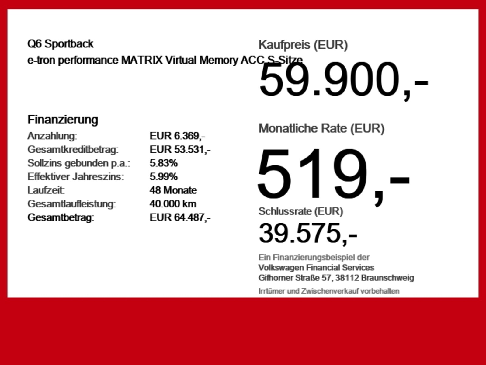 Audi Q6 Sportback e-tron – Bild 6