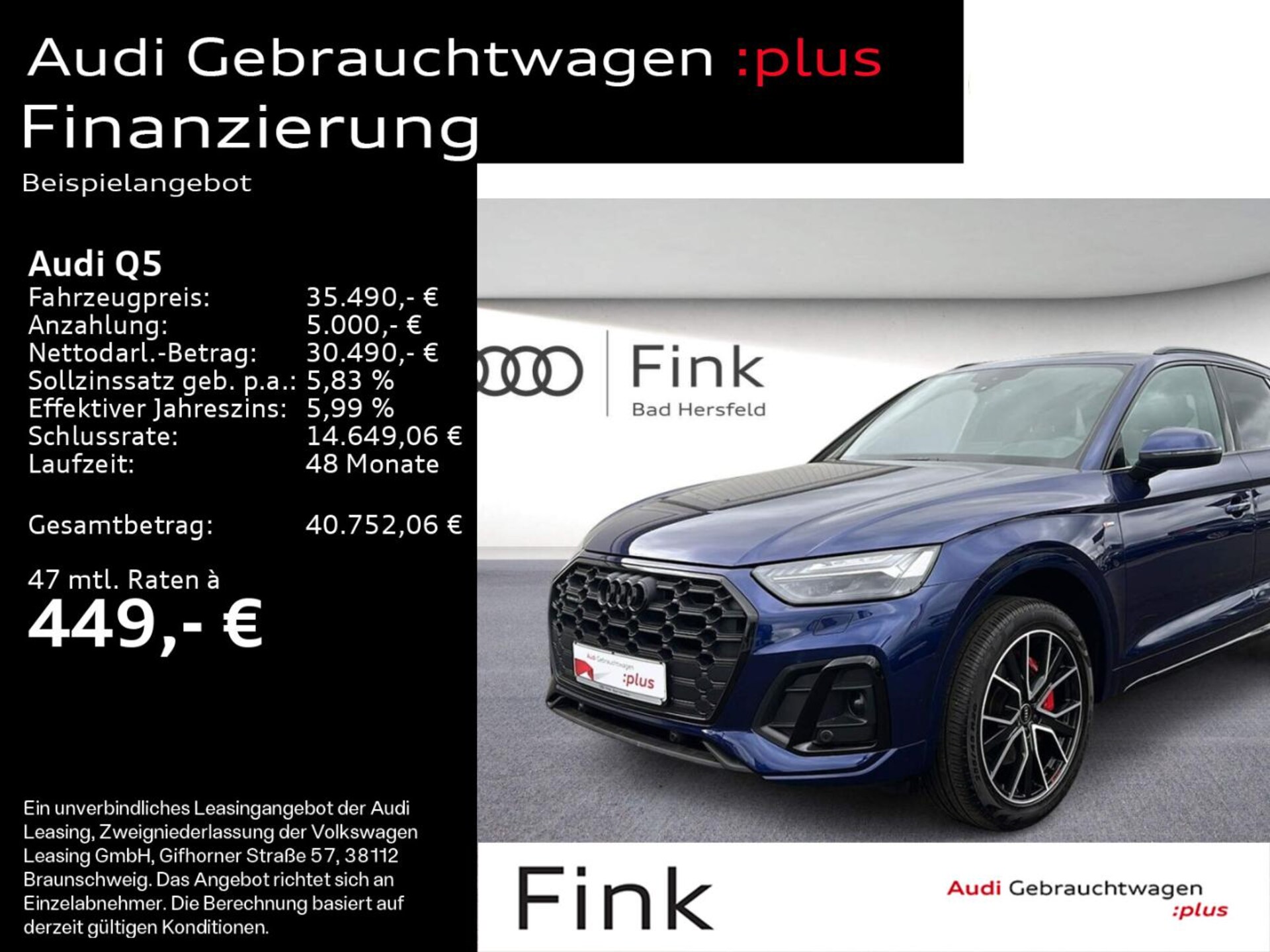 Audi Q5 TFSI e S line