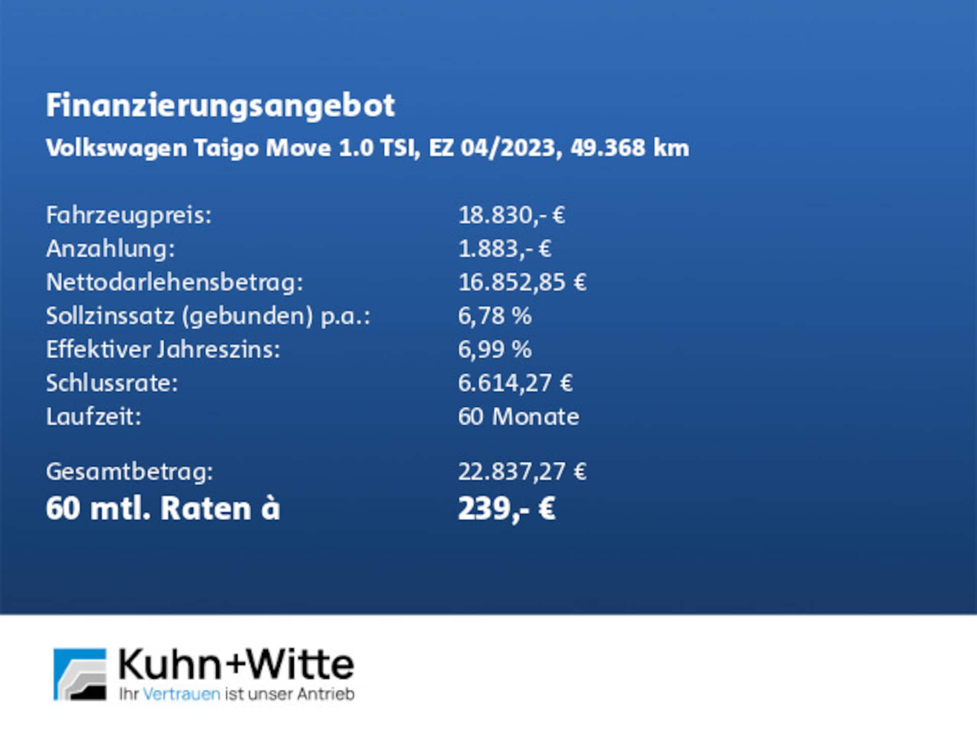 Volkswagen Taigo MOVE