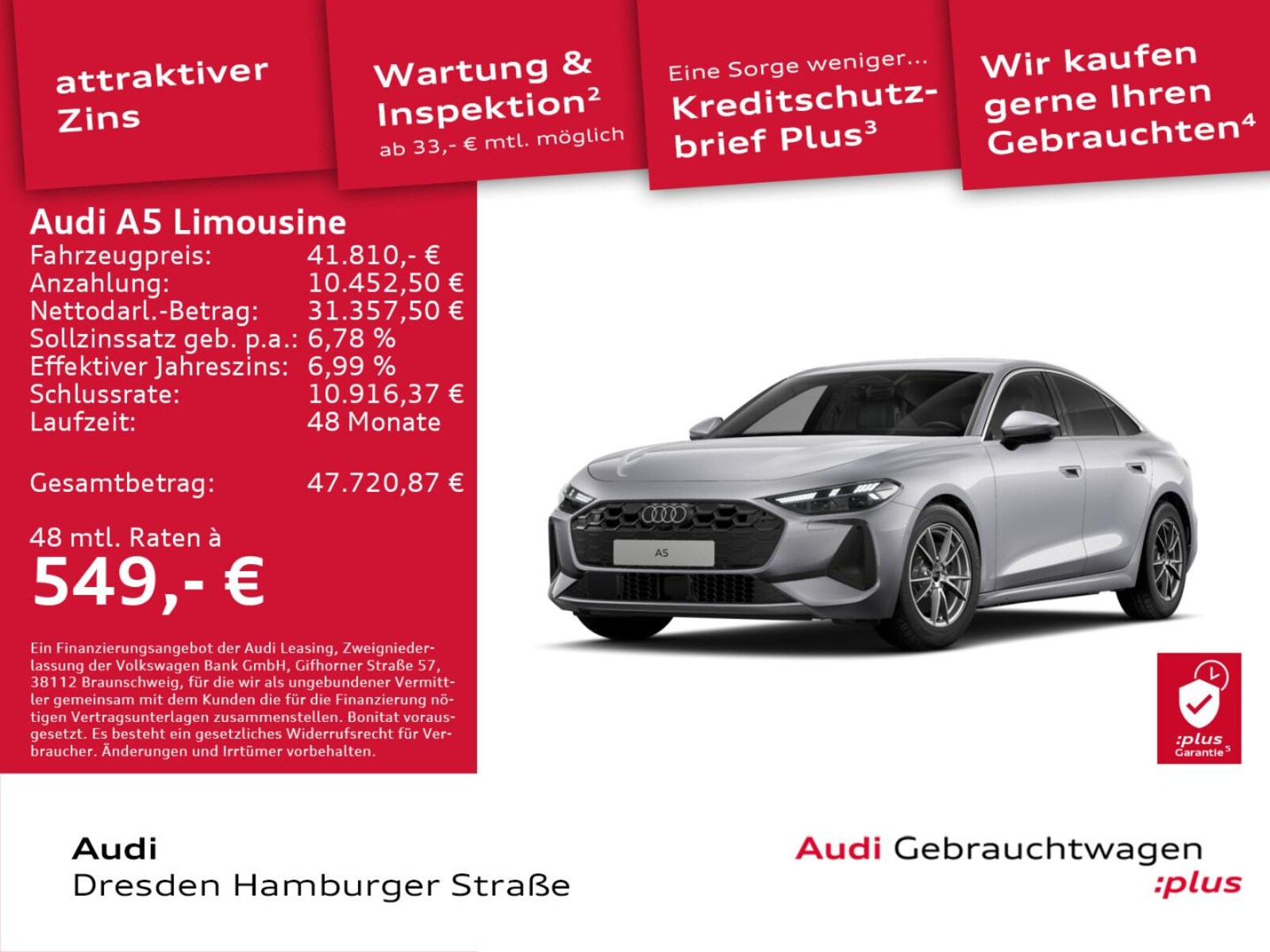 Audi A5 Limousine – Bild 2