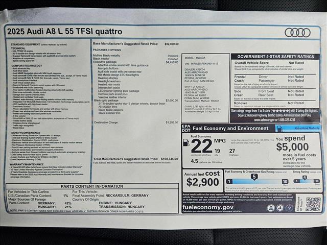 2025 Audi A8 Base - Photo 19