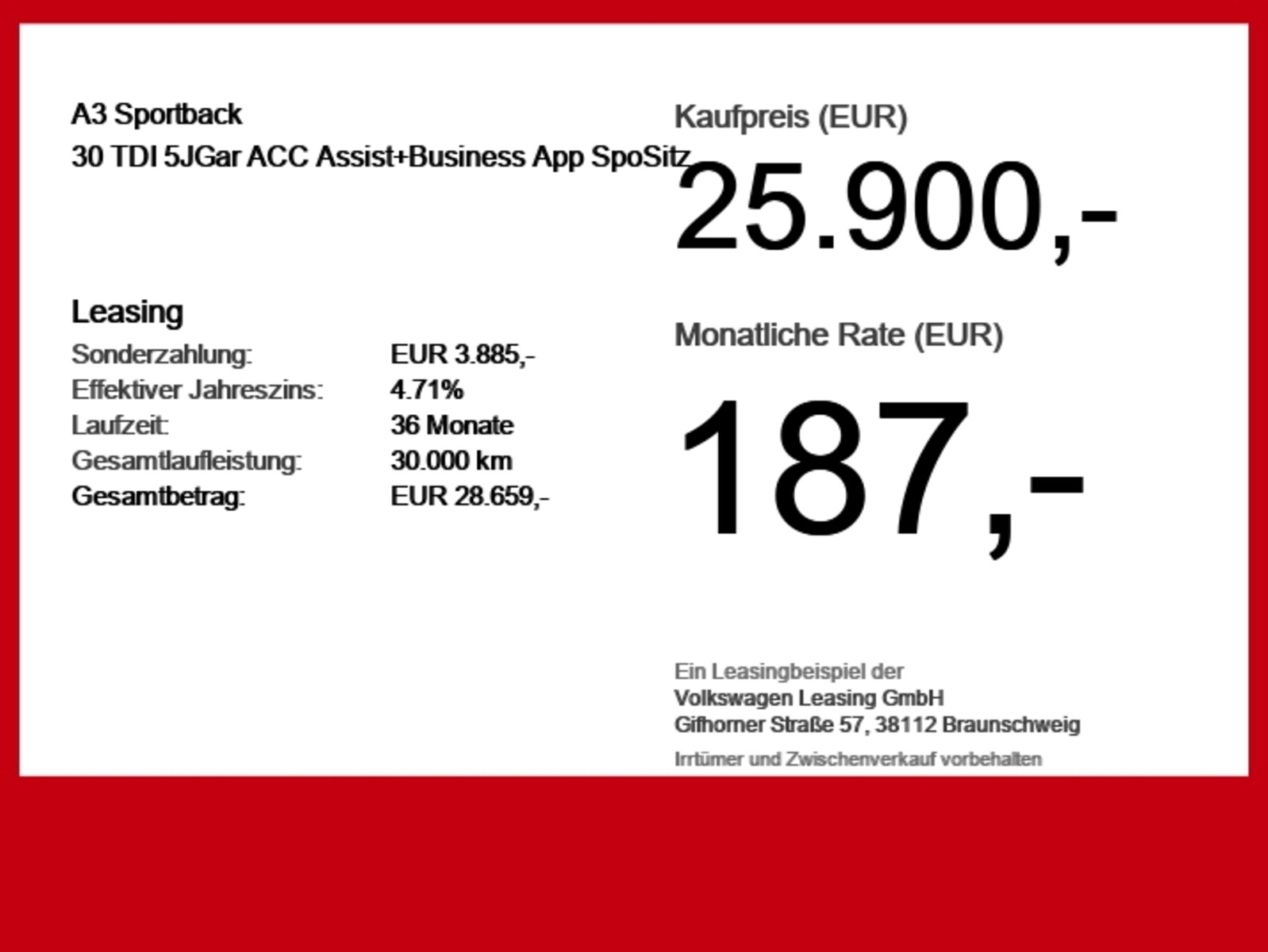 Audi A3 Sportback – Bild 6