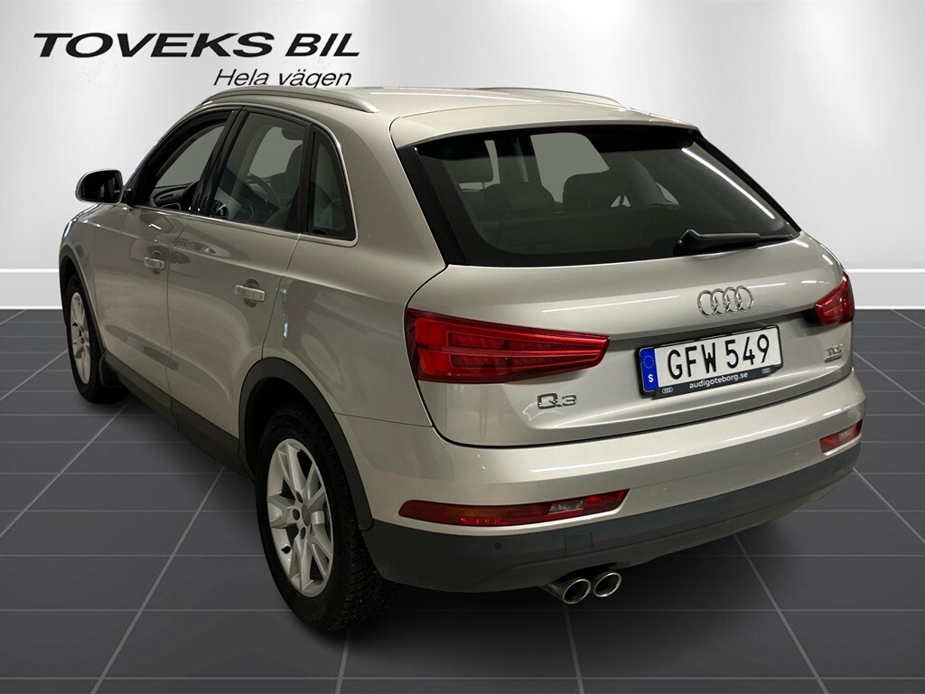Bild som visar&nbsp;Audi Q3&nbsp;Q3 2.0 TDI quattro 150 hk S tronic - för mer information kontakta din Audi Partner