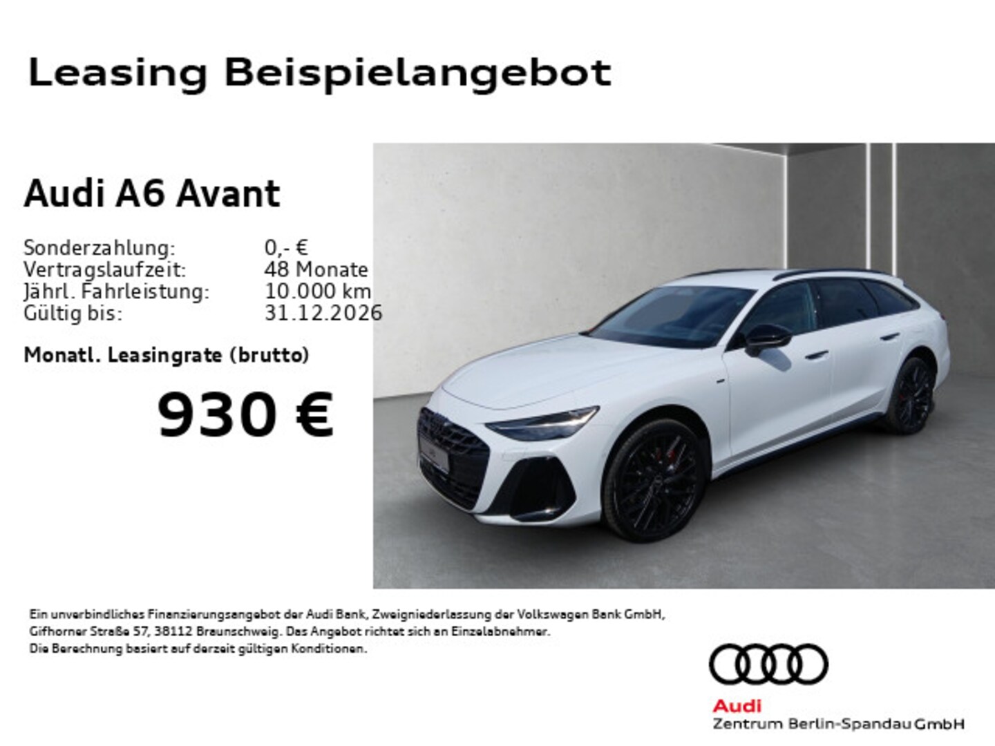 Bild über Audi A6 Avant e-hybrid edition one e-hybrid quattro 270 kW S tronic - für weitere Informationen kontaktieren Sie den Audi Partner