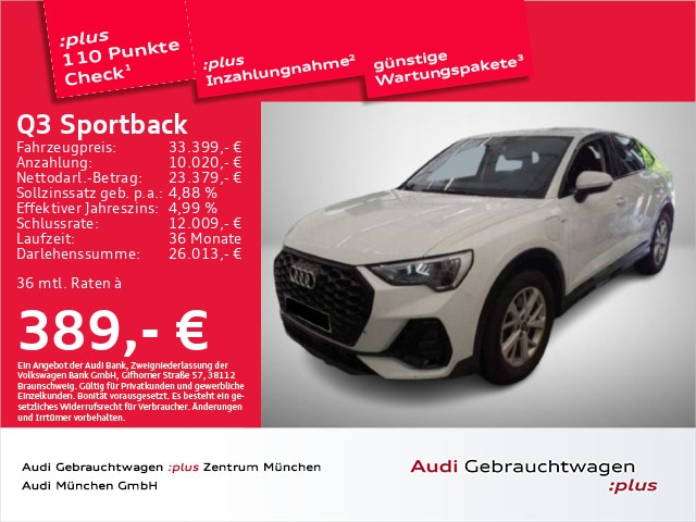 Audi Q3 Sportback TFSI e