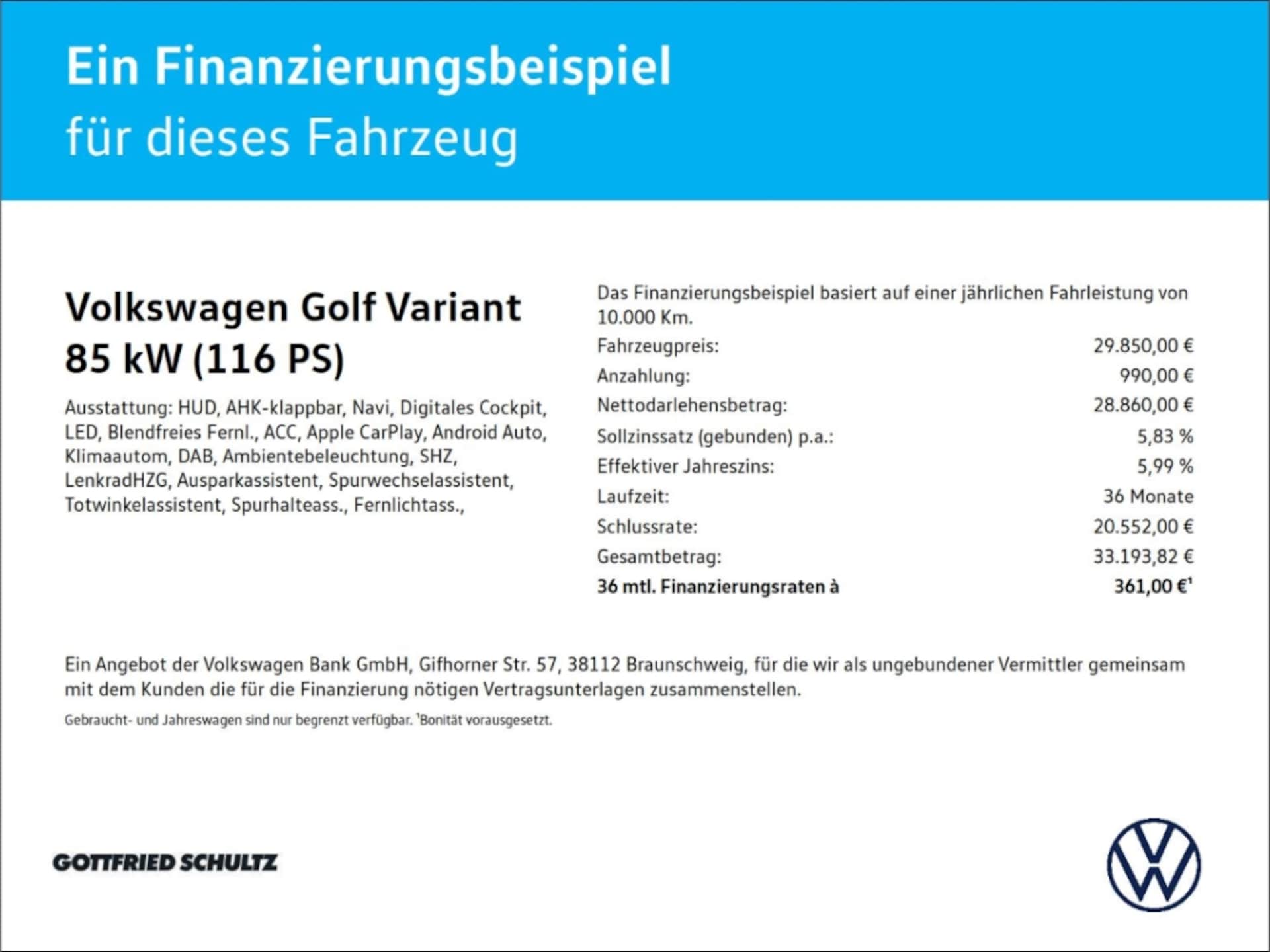 Volkswagen Golf Variant Life
