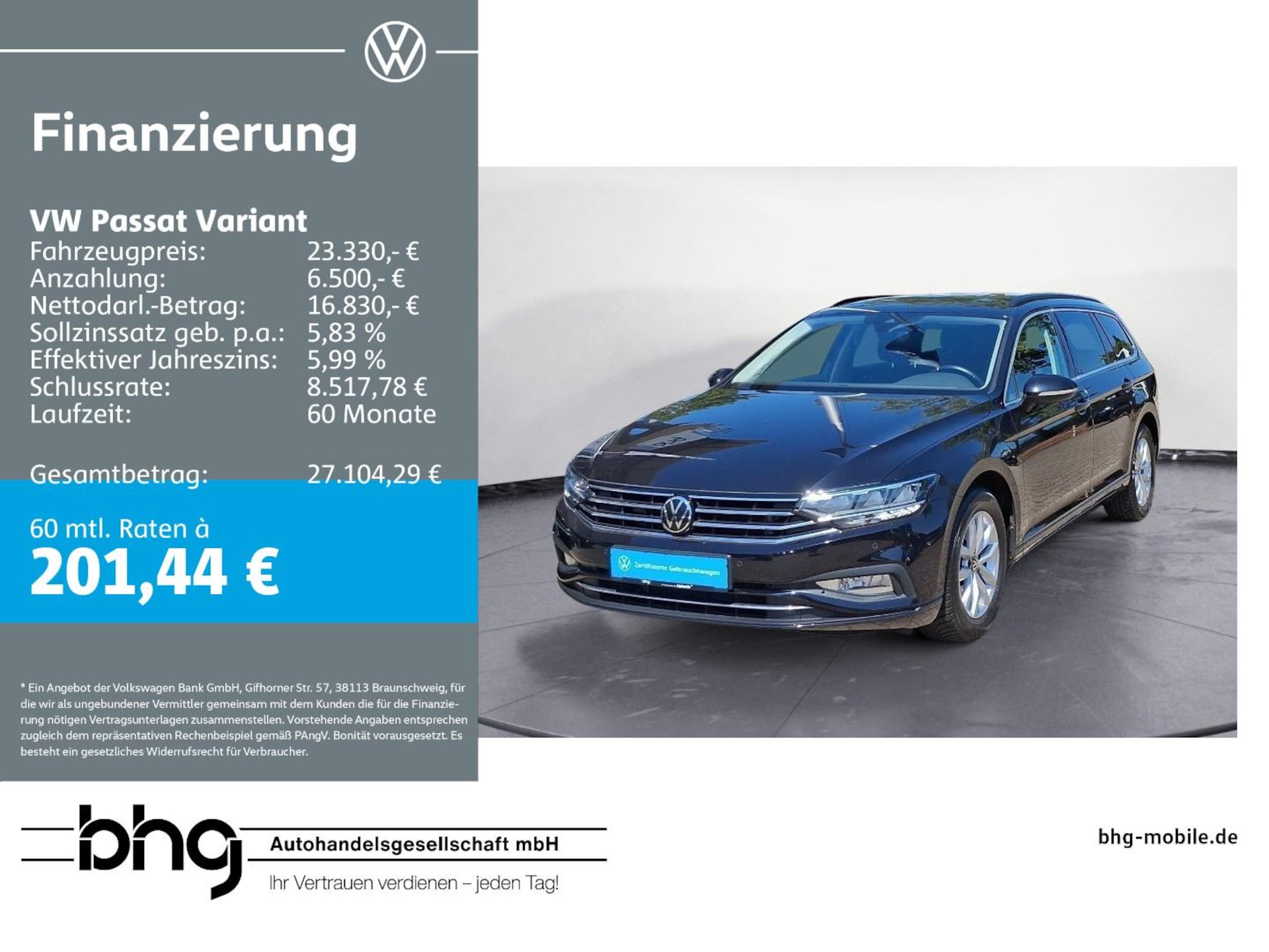 Volkswagen Passat Variant Business