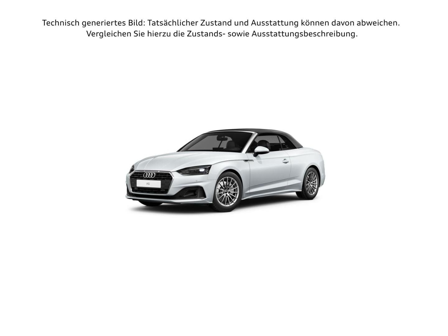 Bild über Audi A5 Cabriolet 40 TFSI S tronic - für weitere Informationen kontaktieren Sie den Audi Partner
