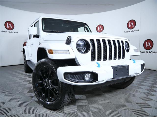 Used 2021 Jeep Wrangler Unlimited High Altitude 4XE with VIN 1C4JJXP69MW684683 for sale in Richfield, Minnesota