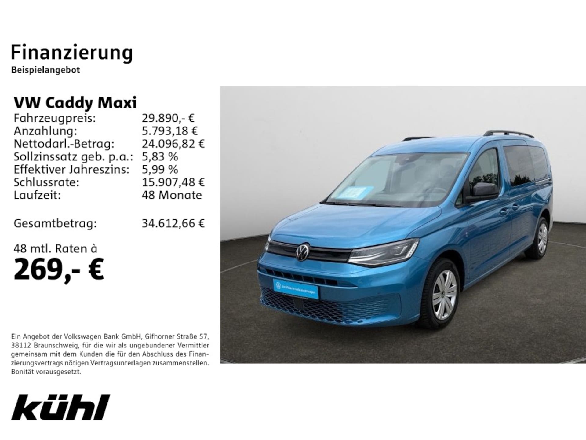 Volkswagen Caddy Maxi Basis-Modell