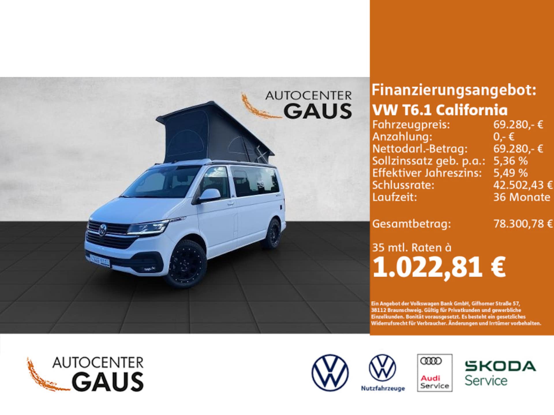 Volkswagen T6.1 California Beach