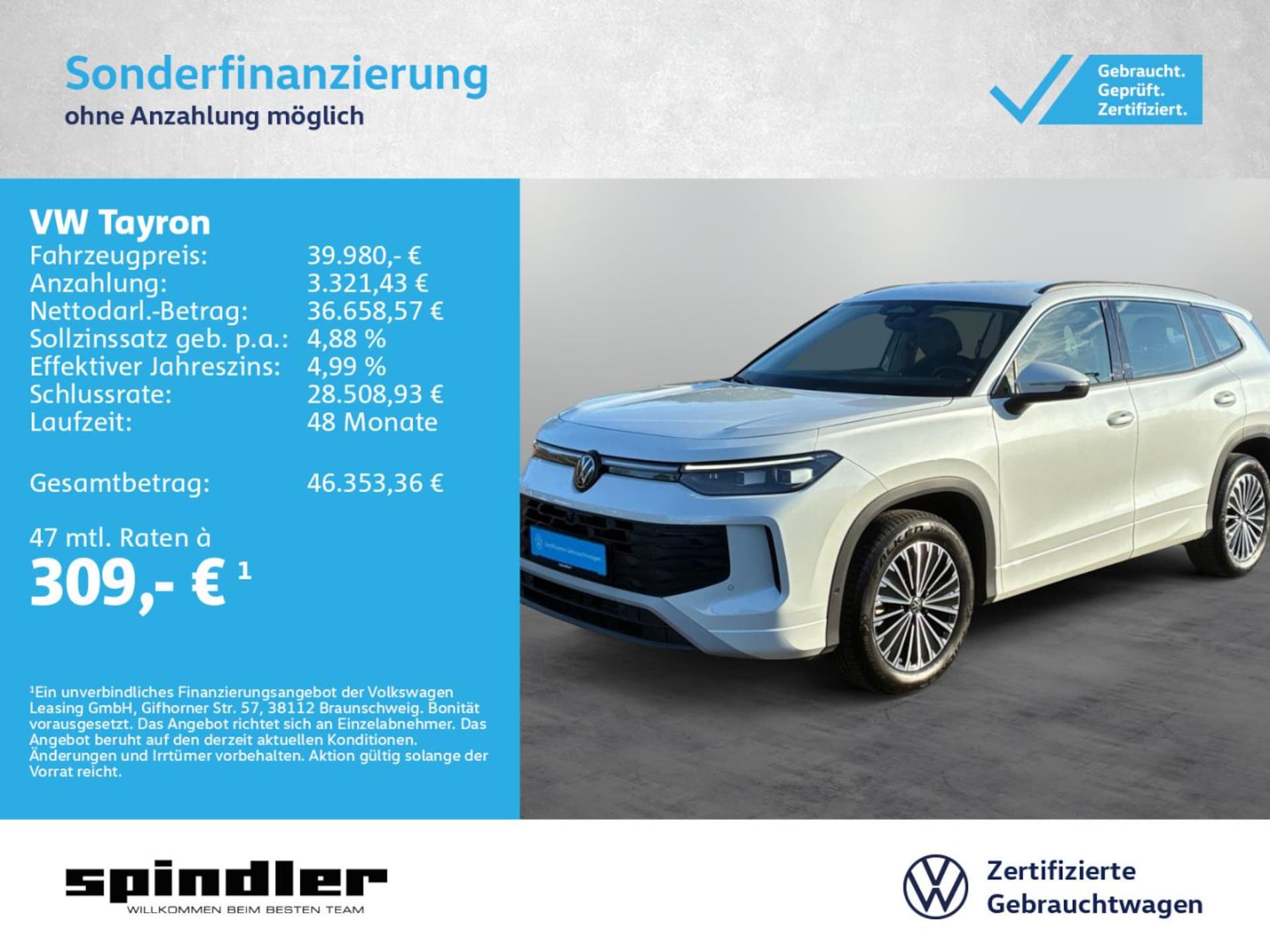 Volkswagen Tayron Life