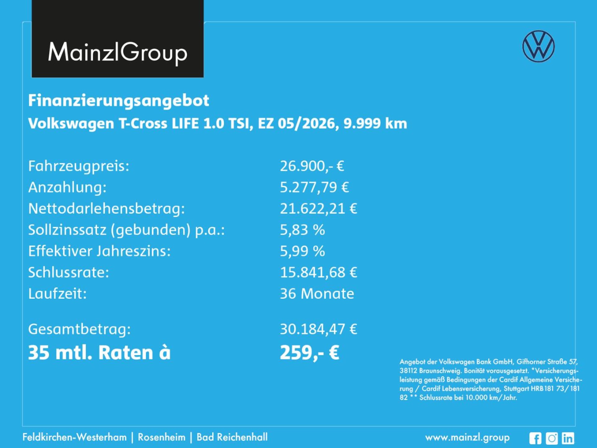 Volkswagen T-Cross ENERGY