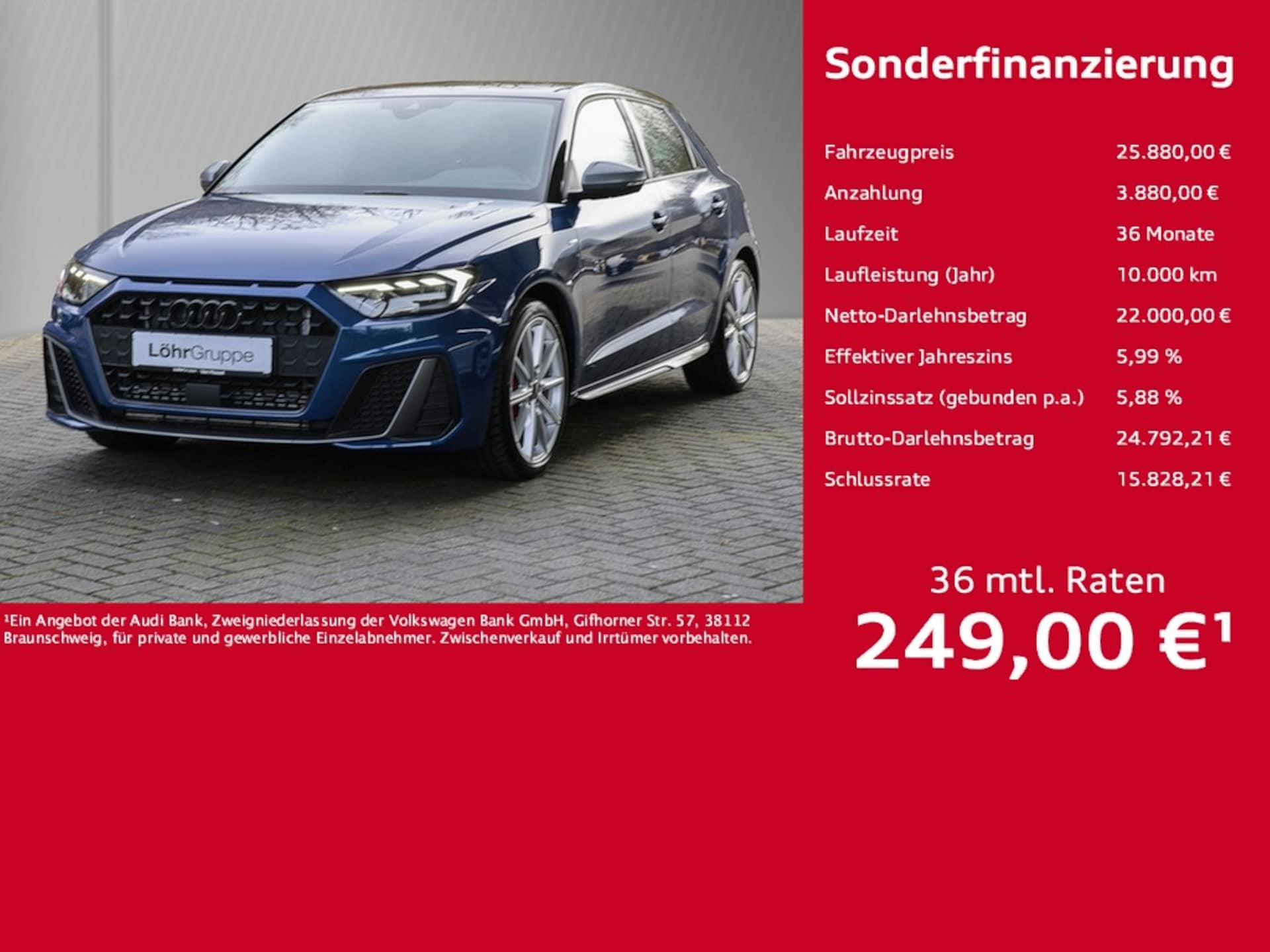 Audi A1 Sportback S line