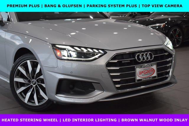 Used 2022 Audi A4 Premium Plus with VIN WAUBBAF45NA037238 for sale in Morton Grove, IL