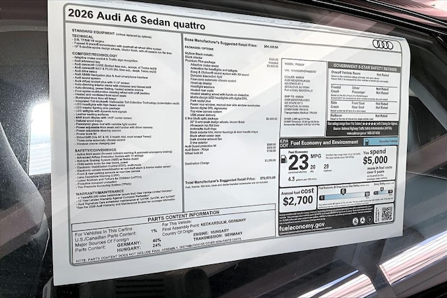 2026 Audi A6 Premium Plus - Photo 14