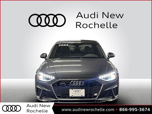 Used 2022 Audi A4 Premium Plus with VIN WAUEAAF42NN008014 for sale in New Rochelle, NY