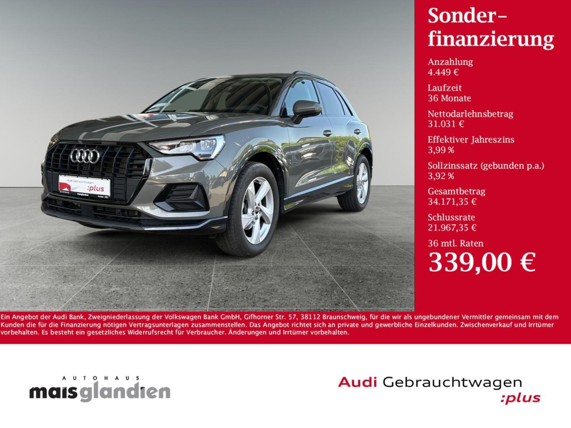 Audi Q3 SUV advanced