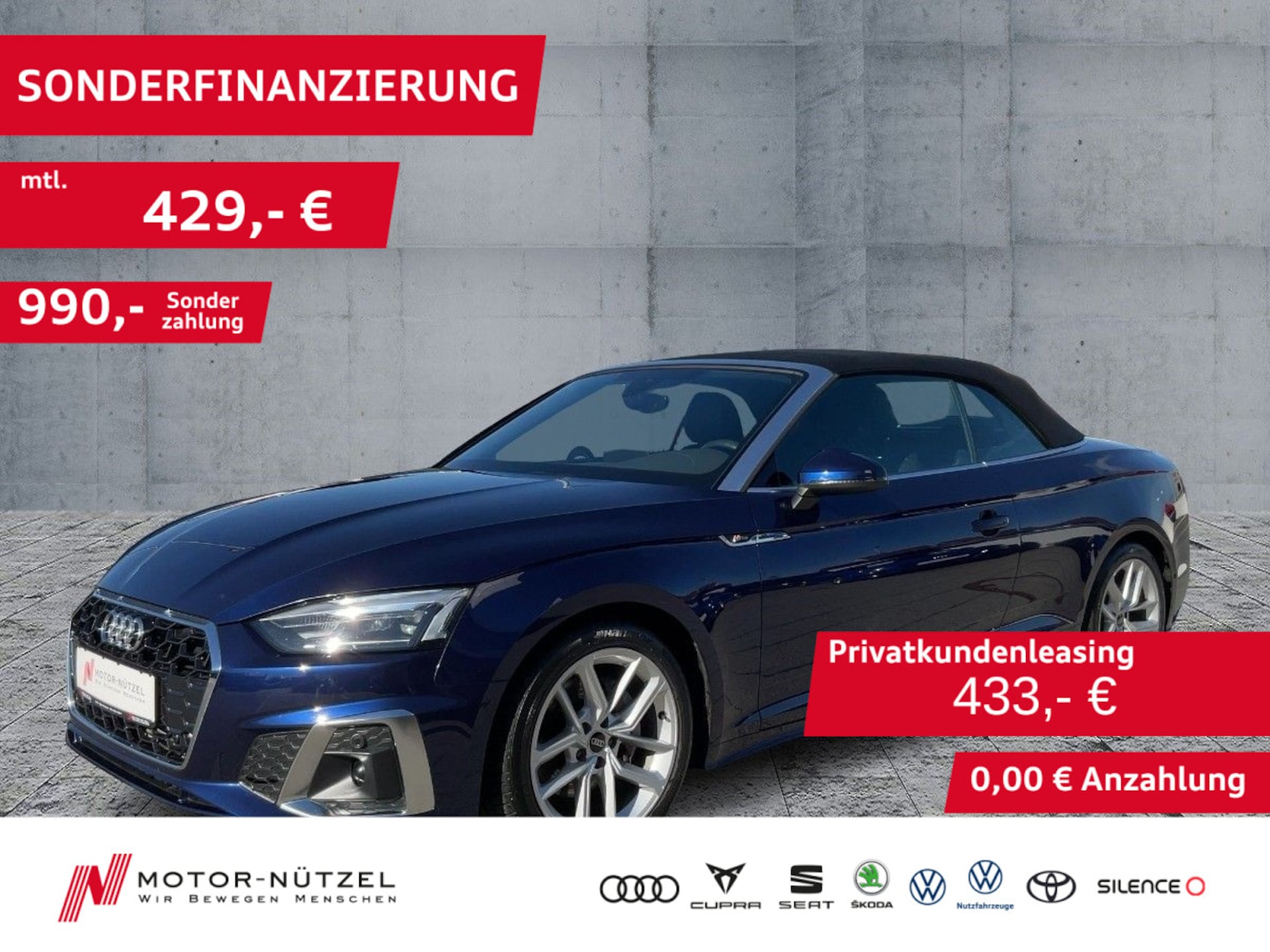 Audi A5 Cabriolet S line