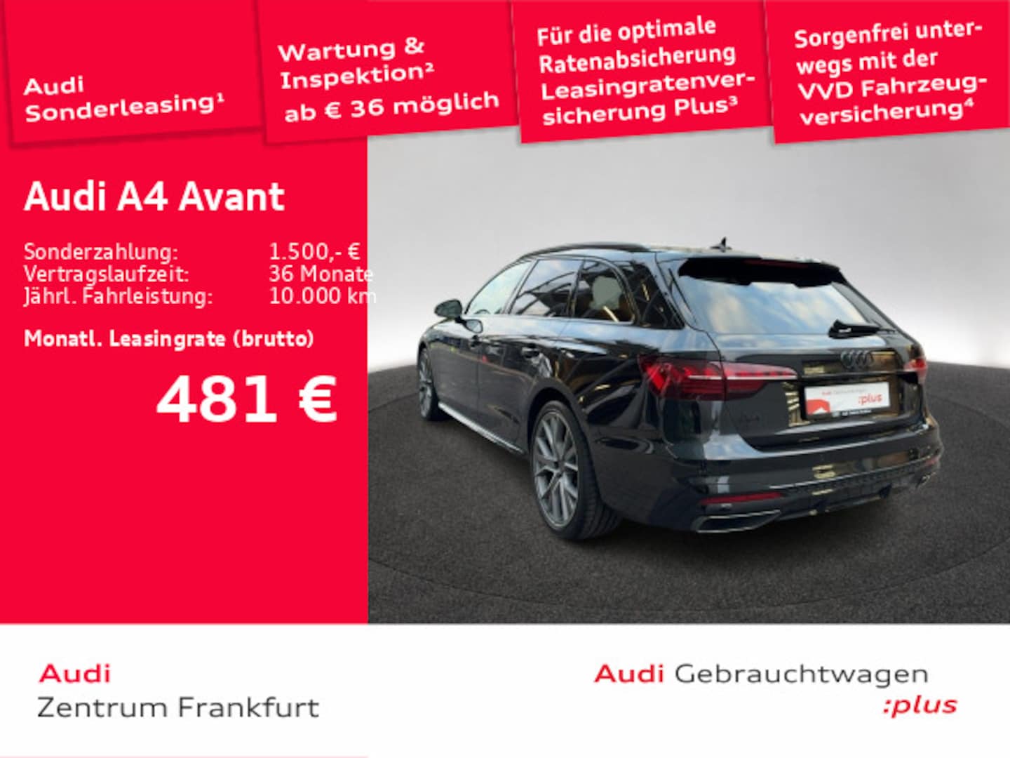 Bild über Audi A4 Avant S line 40 TFSI S tronic - für weitere Informationen kontaktieren Sie den Audi Partner