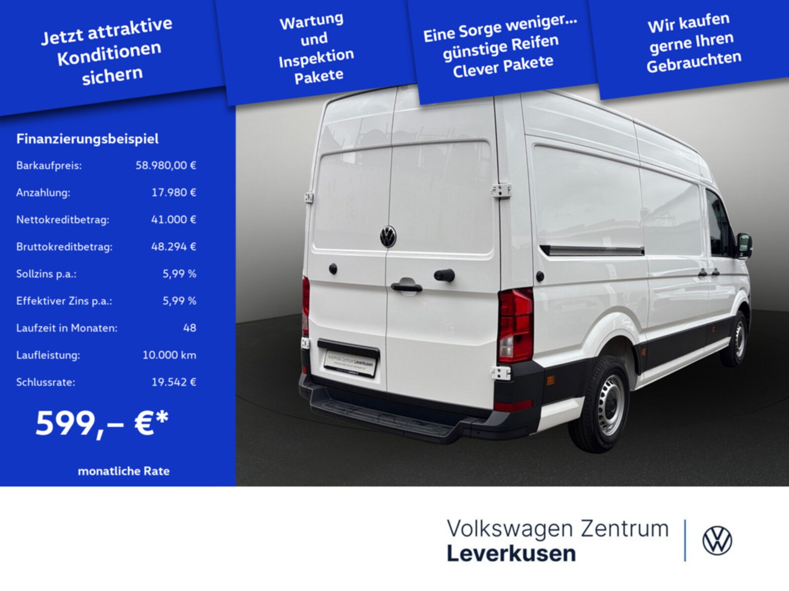 Volkswagen Crafter Kasten mittlerer Radstand – Bild 2