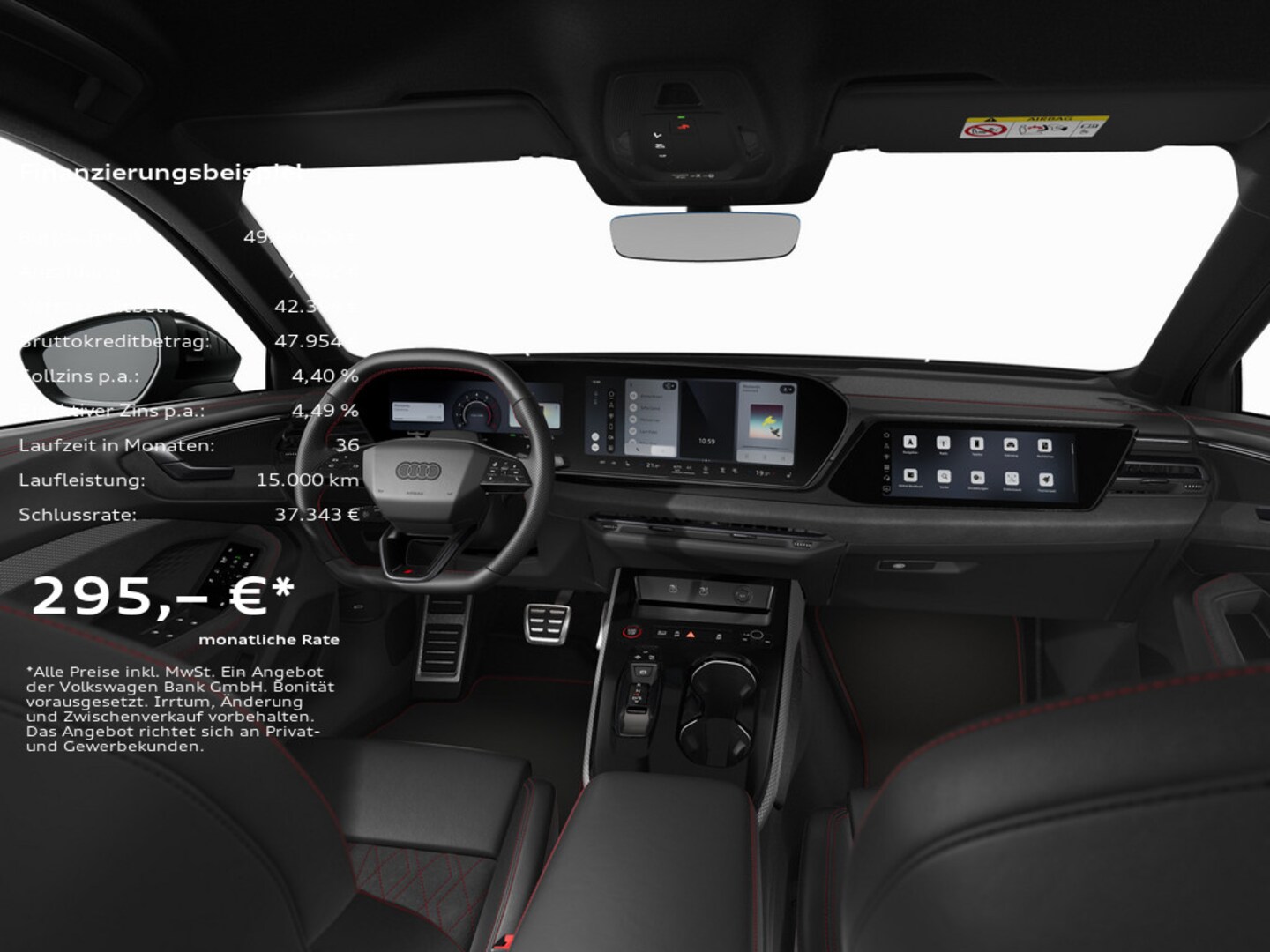 Bild über Audi A5 Limousine edition one TFSI 150 kW S tronic - für weitere Informationen kontaktieren Sie den Audi Partner