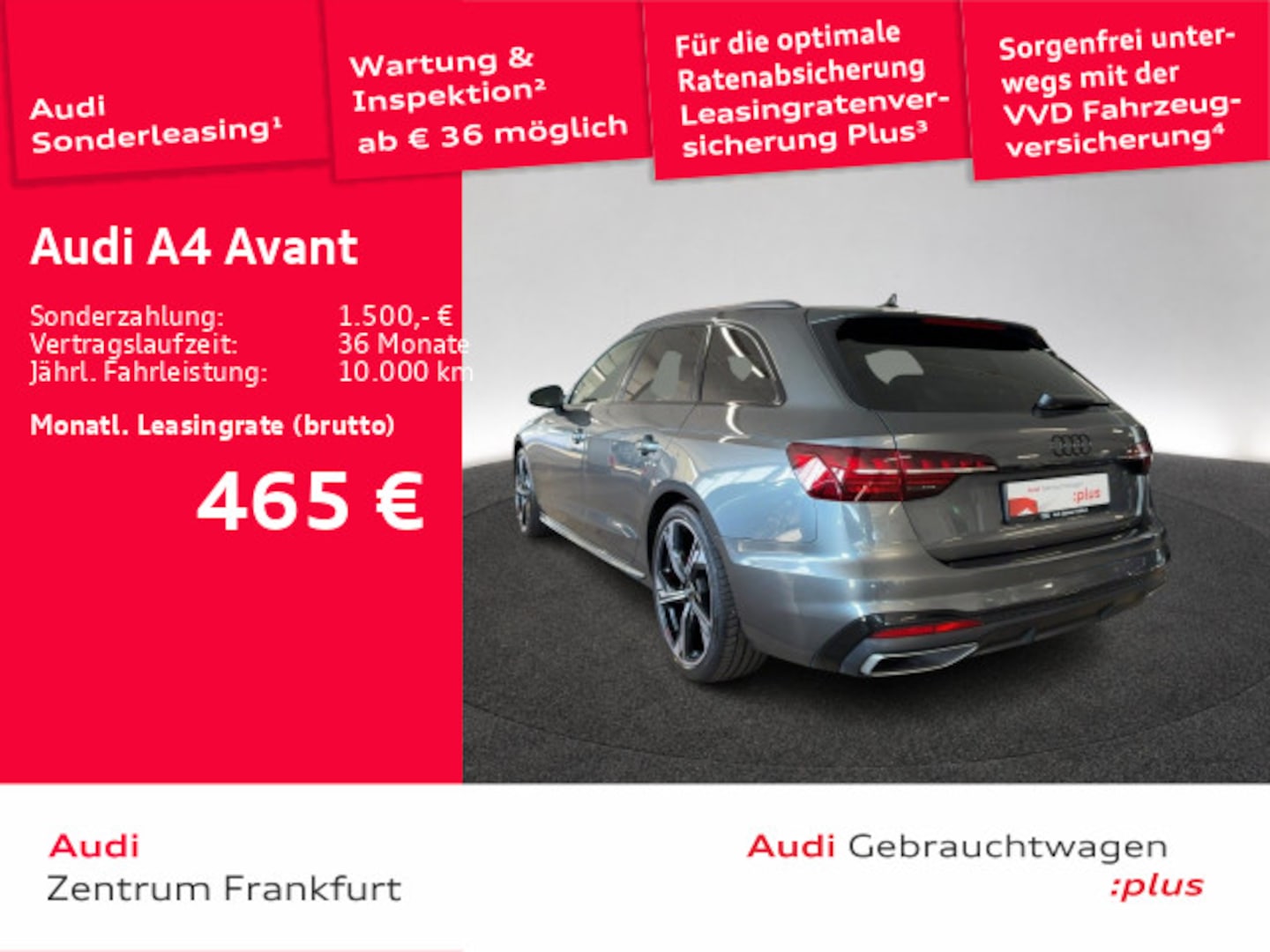 Bild über Audi A4 Avant S line 40 TFSI S tronic - für weitere Informationen kontaktieren Sie den Audi Partner