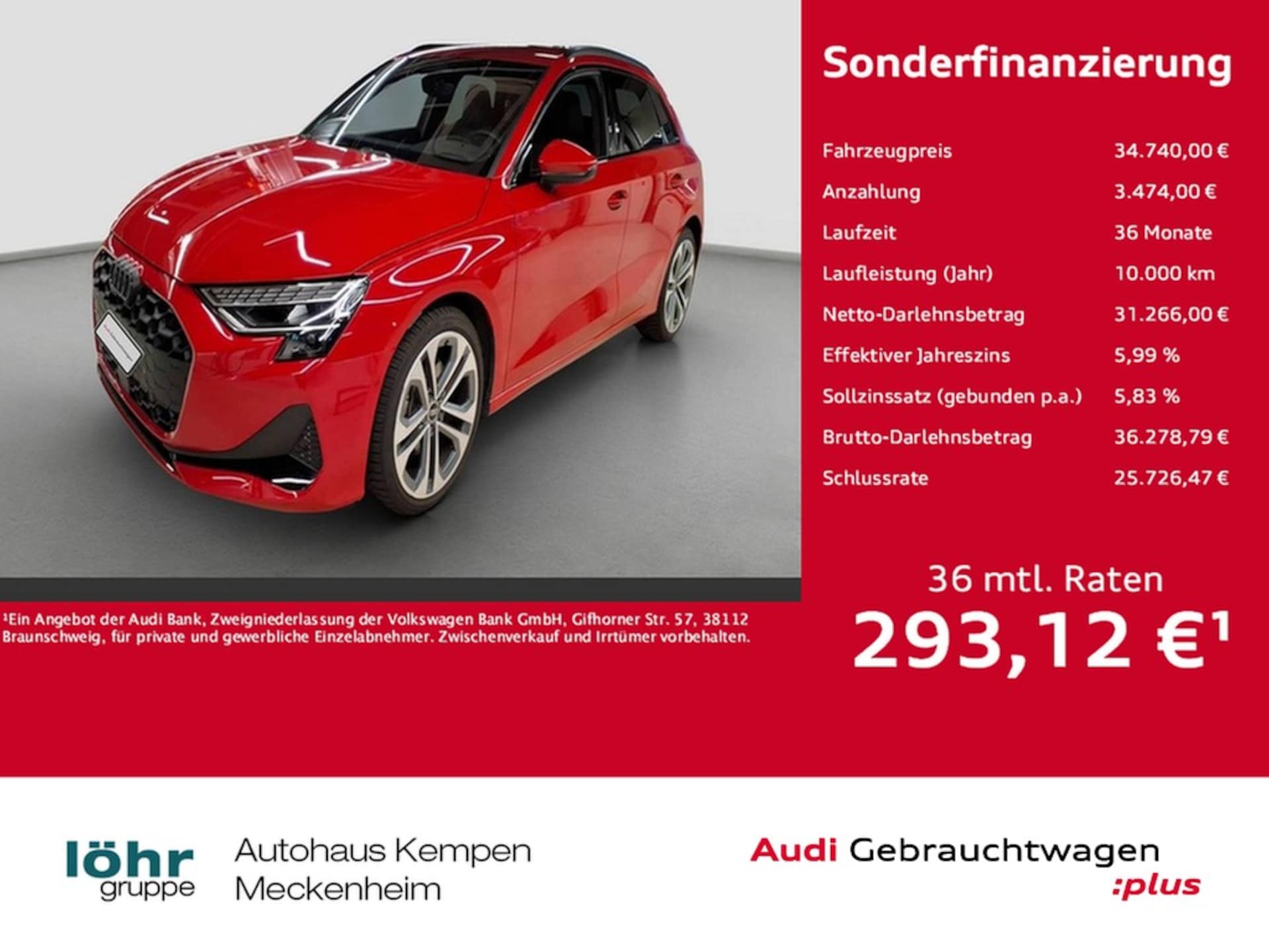 Audi A3 Sportback Advanced