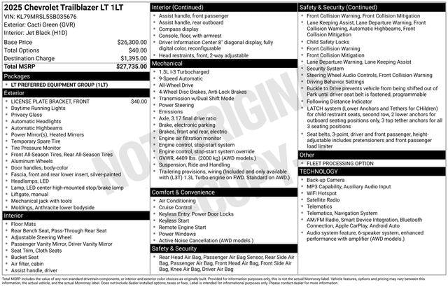 2025 Chevrolet Trailblazer