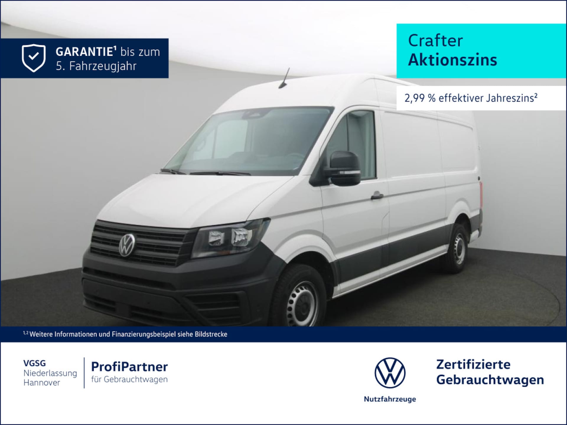 Volkswagen Crafter Kasten mittlerer Radstand