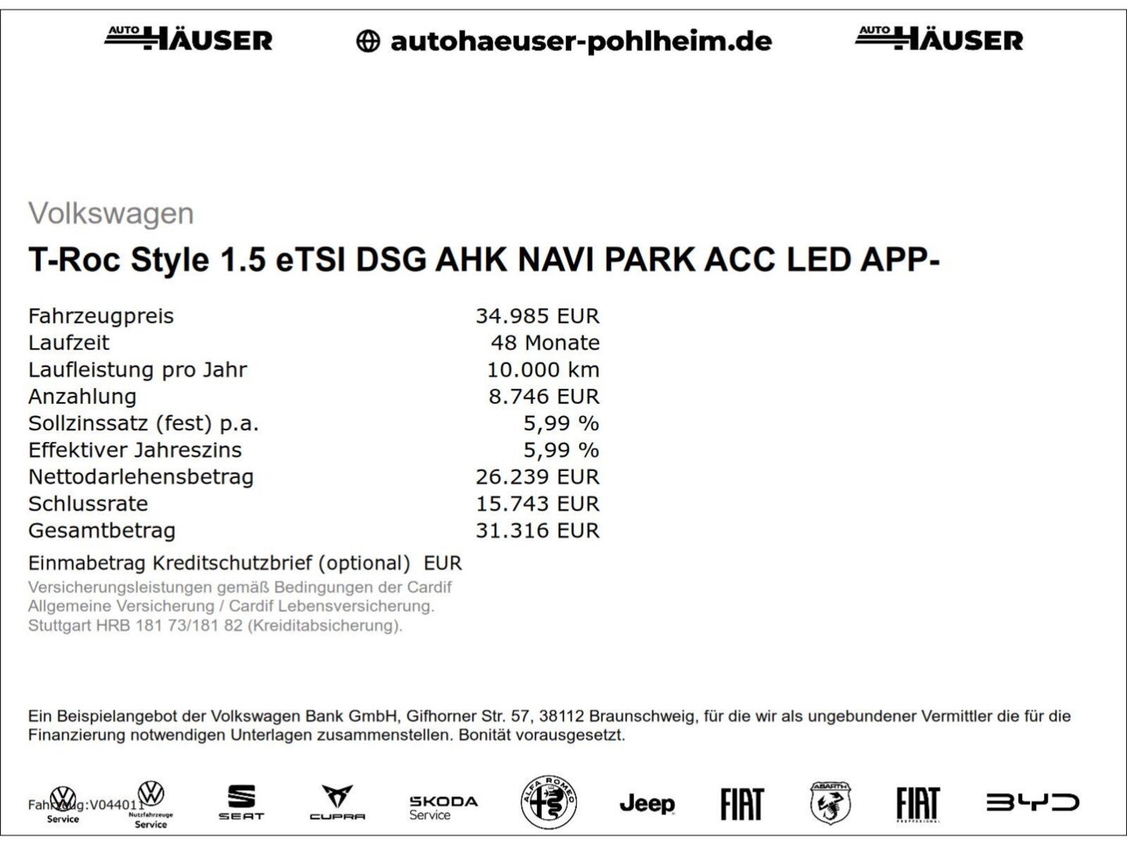 Volkswagen T-Roc – Bild 2