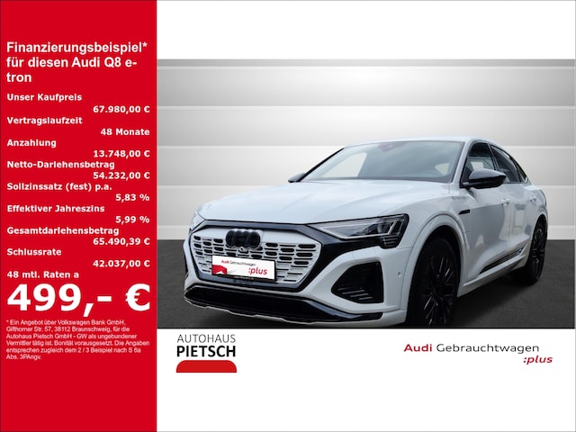 Image about Audi Q8 Sportback e-tron S line 55 e-tron quattro