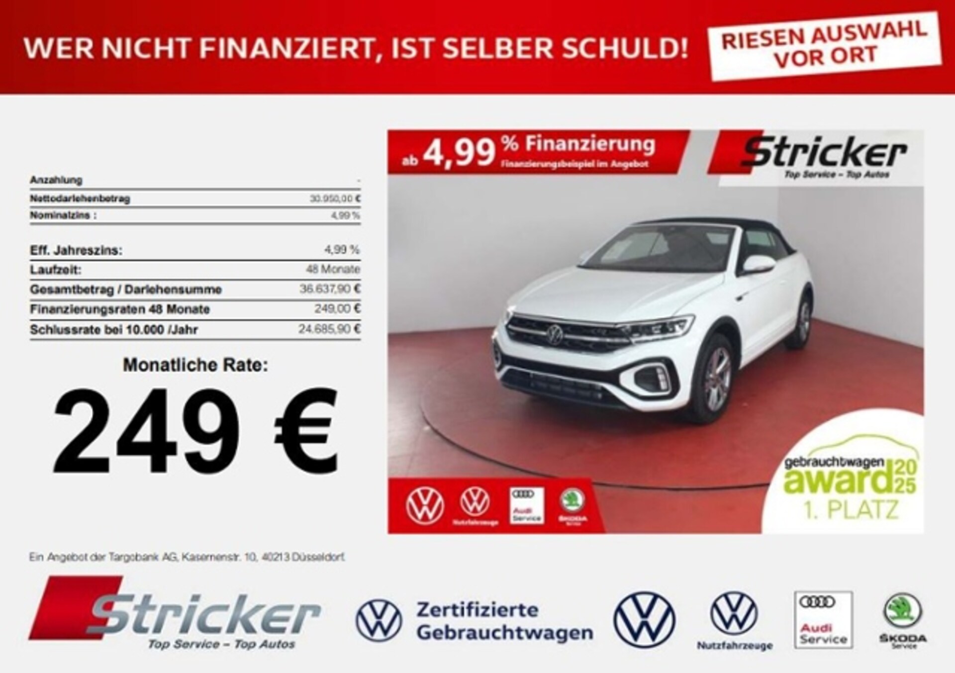 Volkswagen T-Roc Cabriolet R-Line