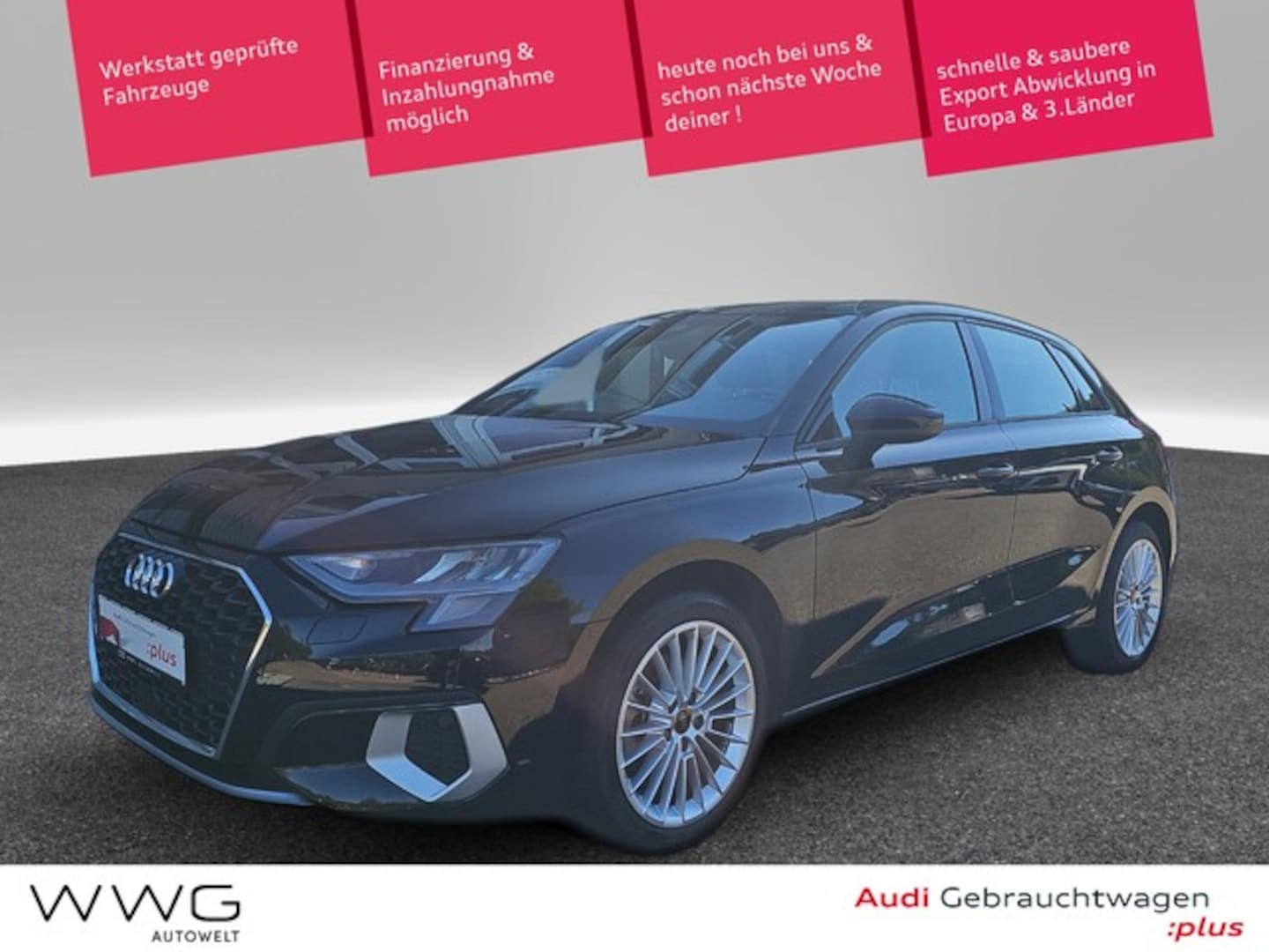 Bild über Audi A3 Sportback advanced 30 TFSI Schaltgetriebe - für weitere Informationen kontaktieren Sie den Audi Partner