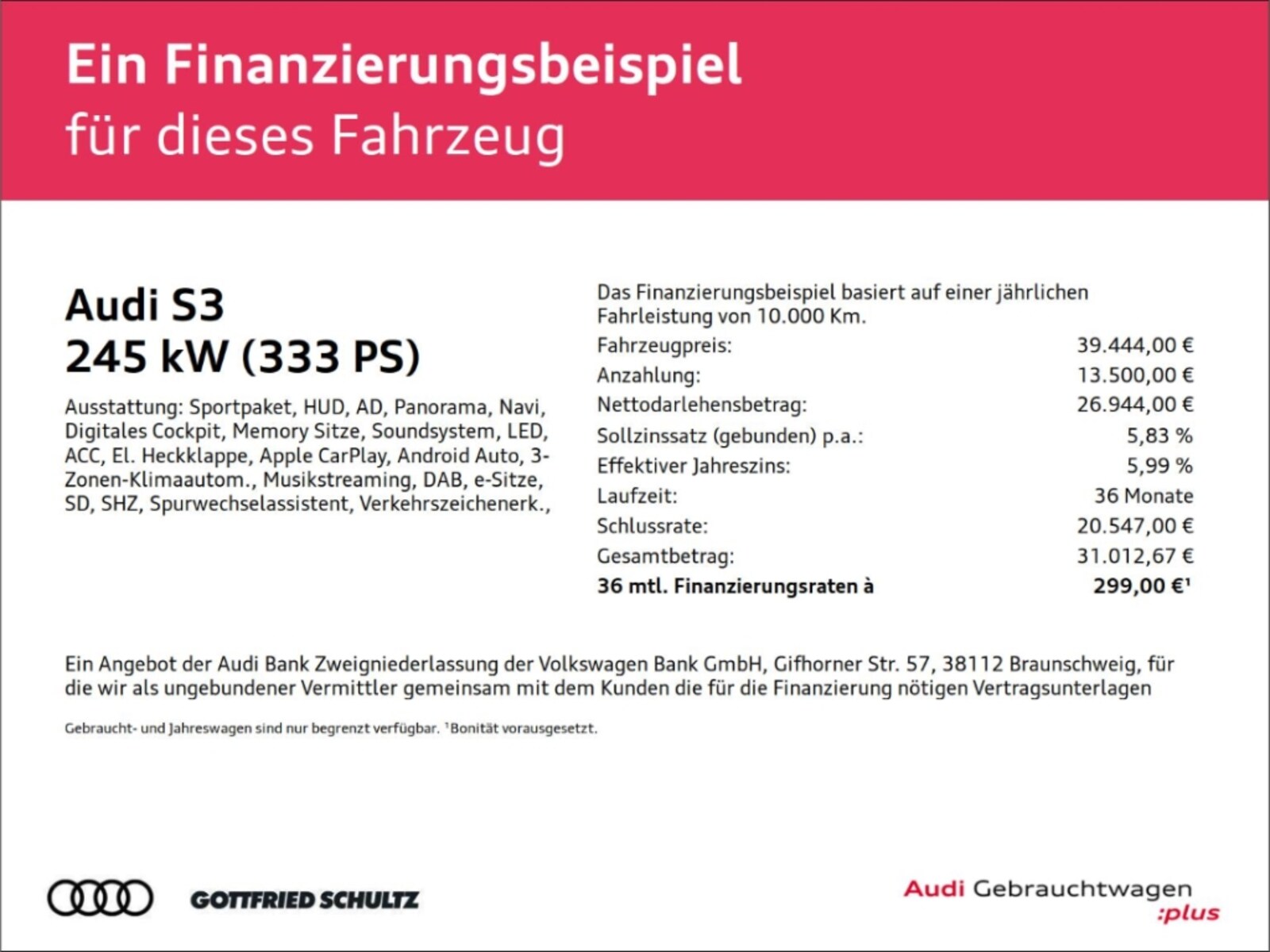 Audi S3 Limousine – Bild 2