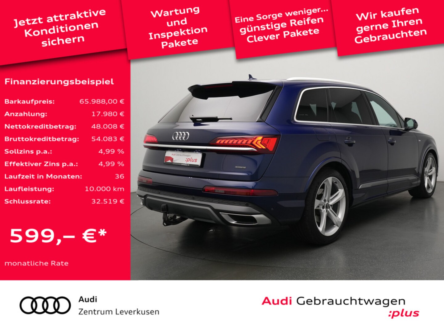 Bild über Audi Q7 competition plus 50 TDI quattro tiptronic - für weitere Informationen kontaktieren Sie den Audi Partner