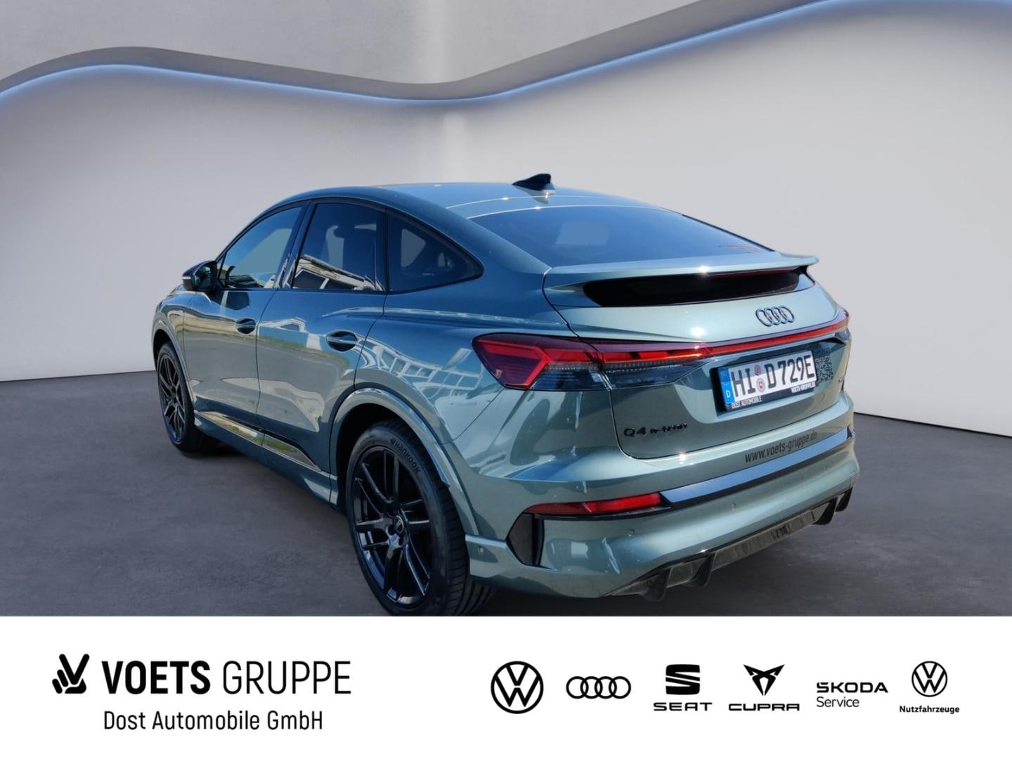 Bild über Audi Q4 Sportback e-tron e-tron quattro performance 250 kW - für weitere Informationen kontaktieren Sie den Audi Partner