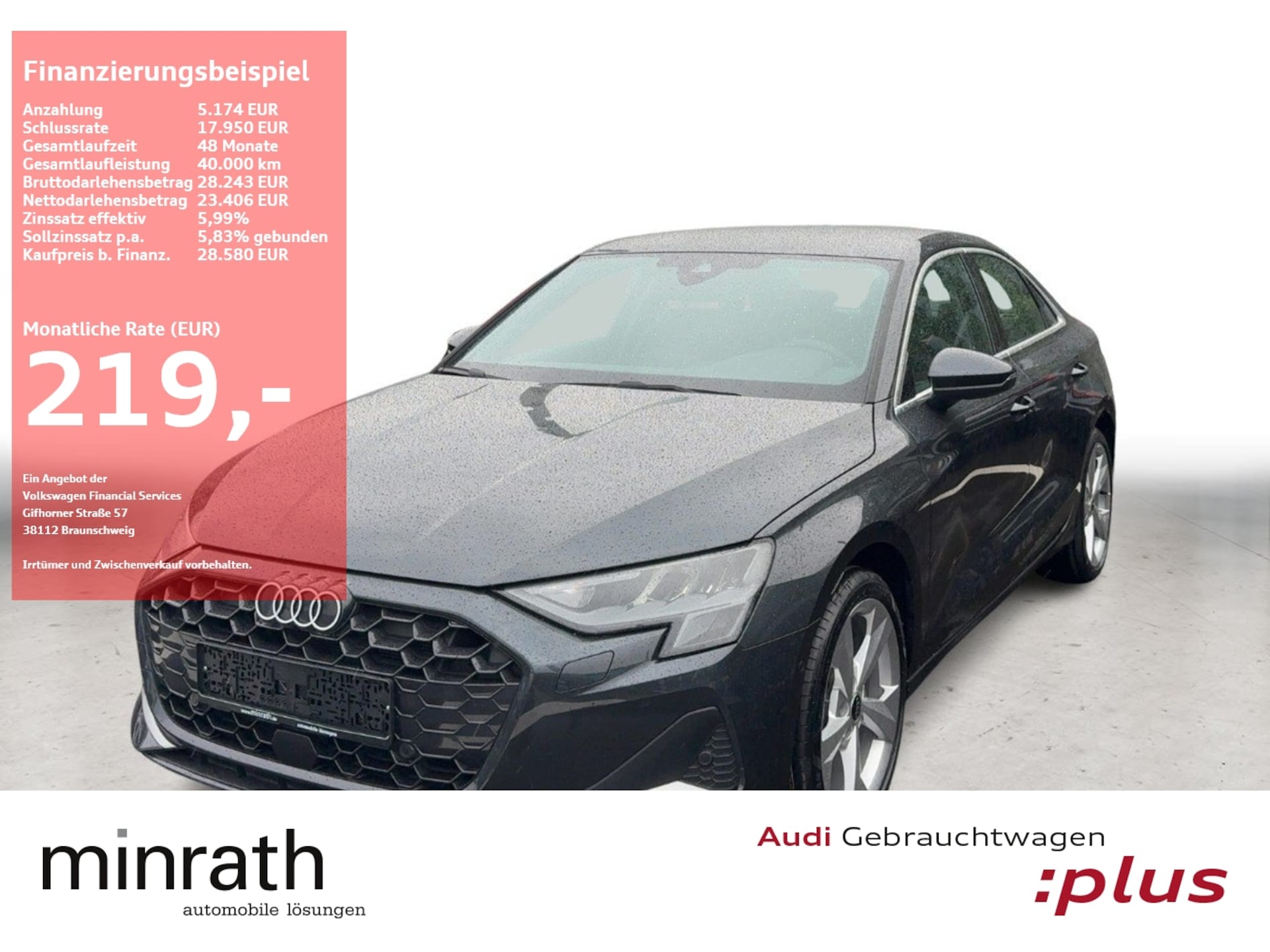 Audi A3 Limousine advanced