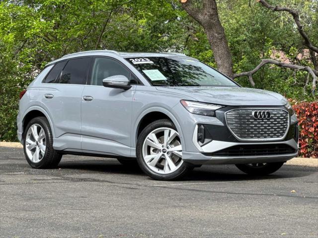 Certified 2023 Audi Q4 e-tron Premium Plus with VIN WA1L2BFZ9PP065238 for sale in Rocklin, CA