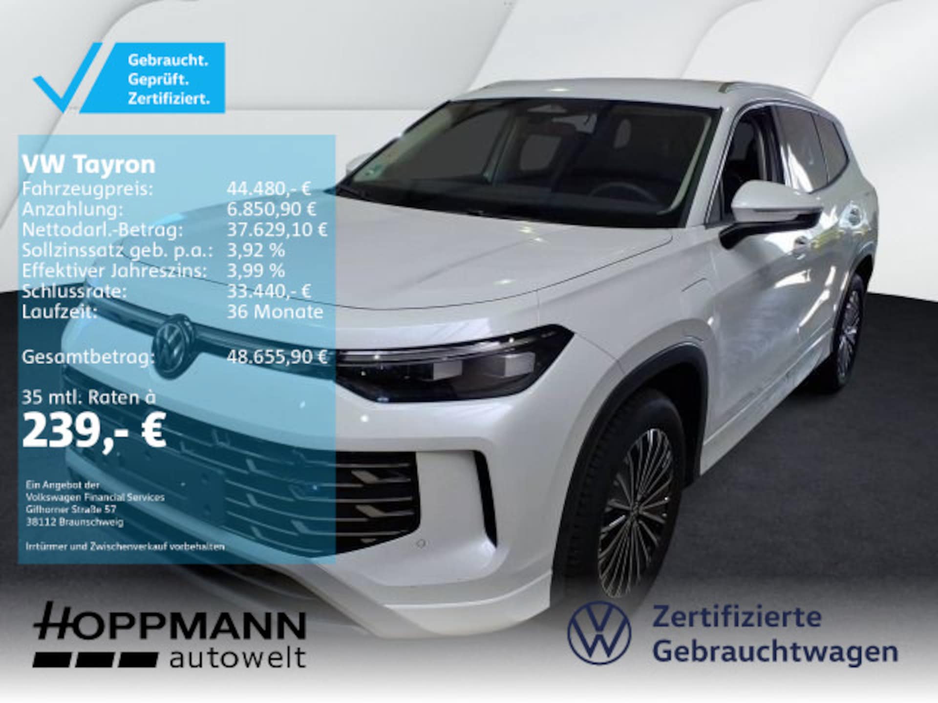 Volkswagen Tayron Elegance