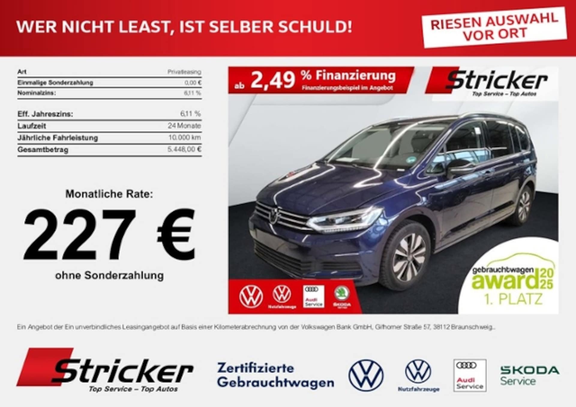 Volkswagen Touran Comfortline