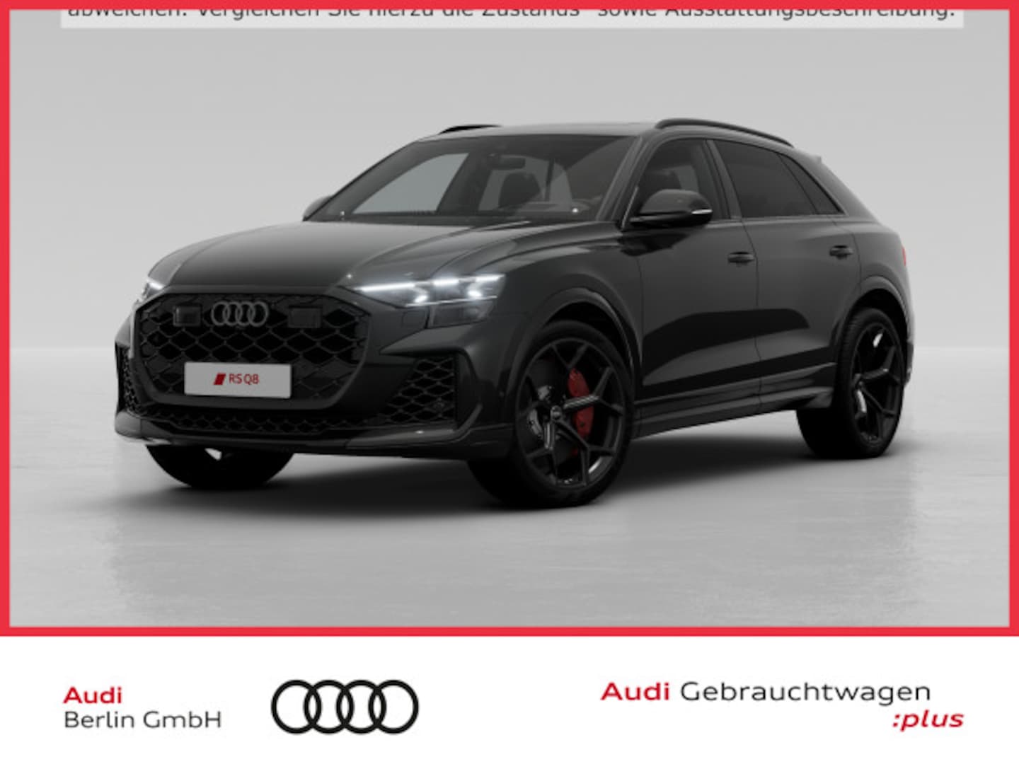 Bild über Audi RS Q8 SUV TFSI quattro 471 kW tiptronic - für weitere Informationen kontaktieren Sie den Audi Partner