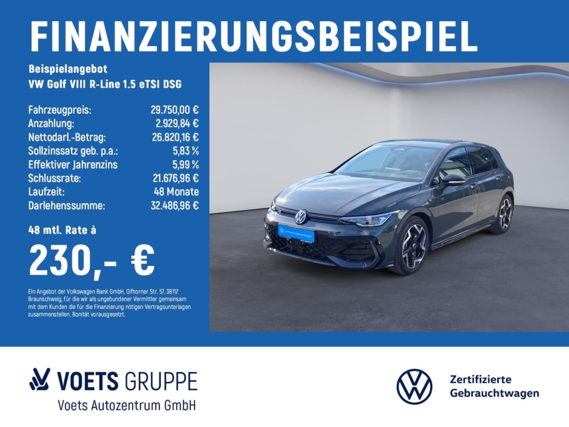 Volkswagen Golf — Volkswagen Golf Golf VIII R-Line 1.5 eTSI DSG TravelAssist