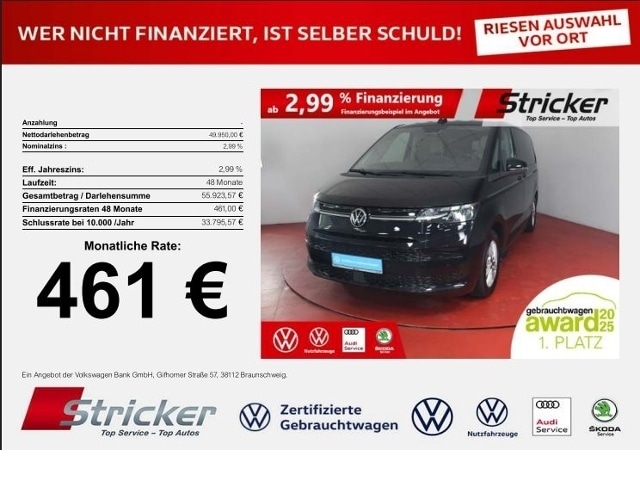 Volkswagen Multivan langversion