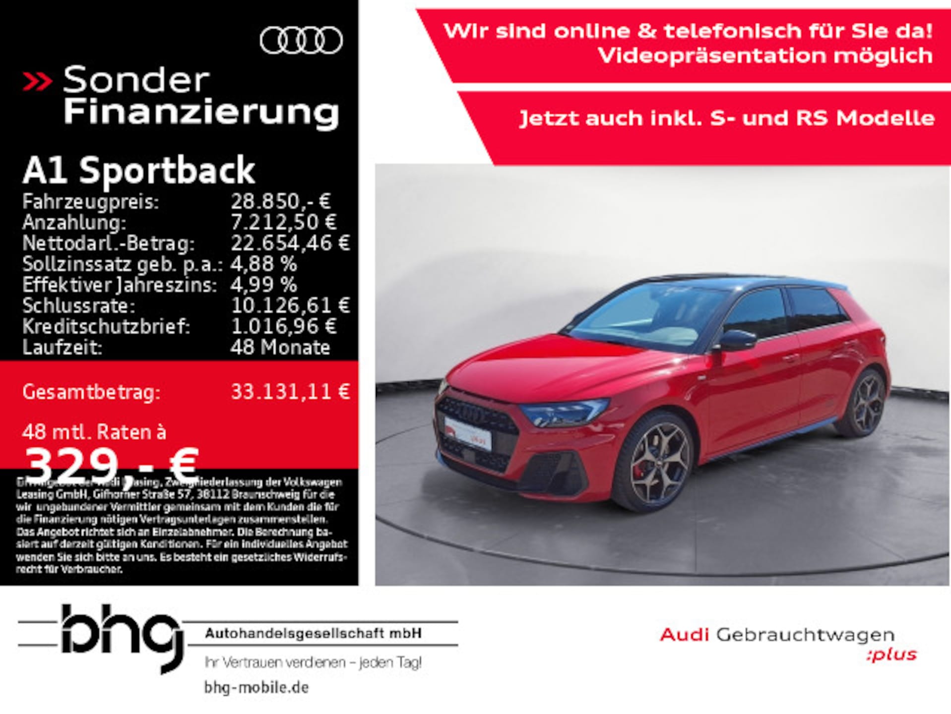 Audi A1 Sportback S line