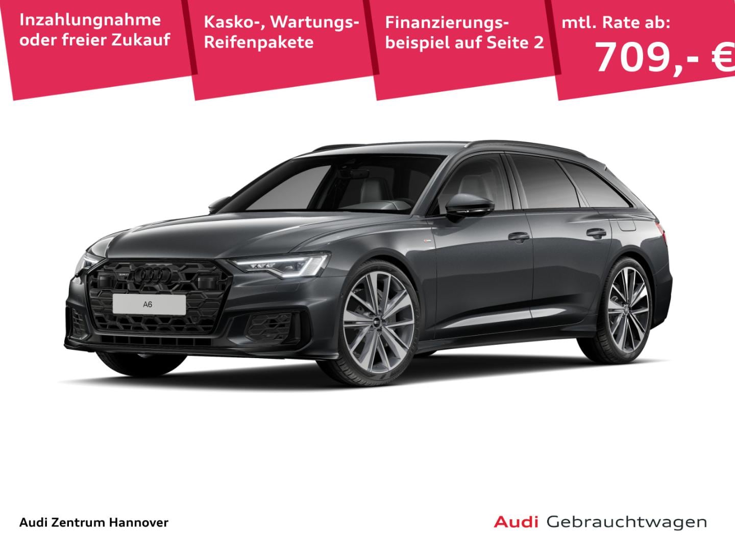 Bild über Audi A6 Avant TFSI e S line 50 TFSI e quattro S tronic - für weitere Informationen kontaktieren Sie den Audi Partner