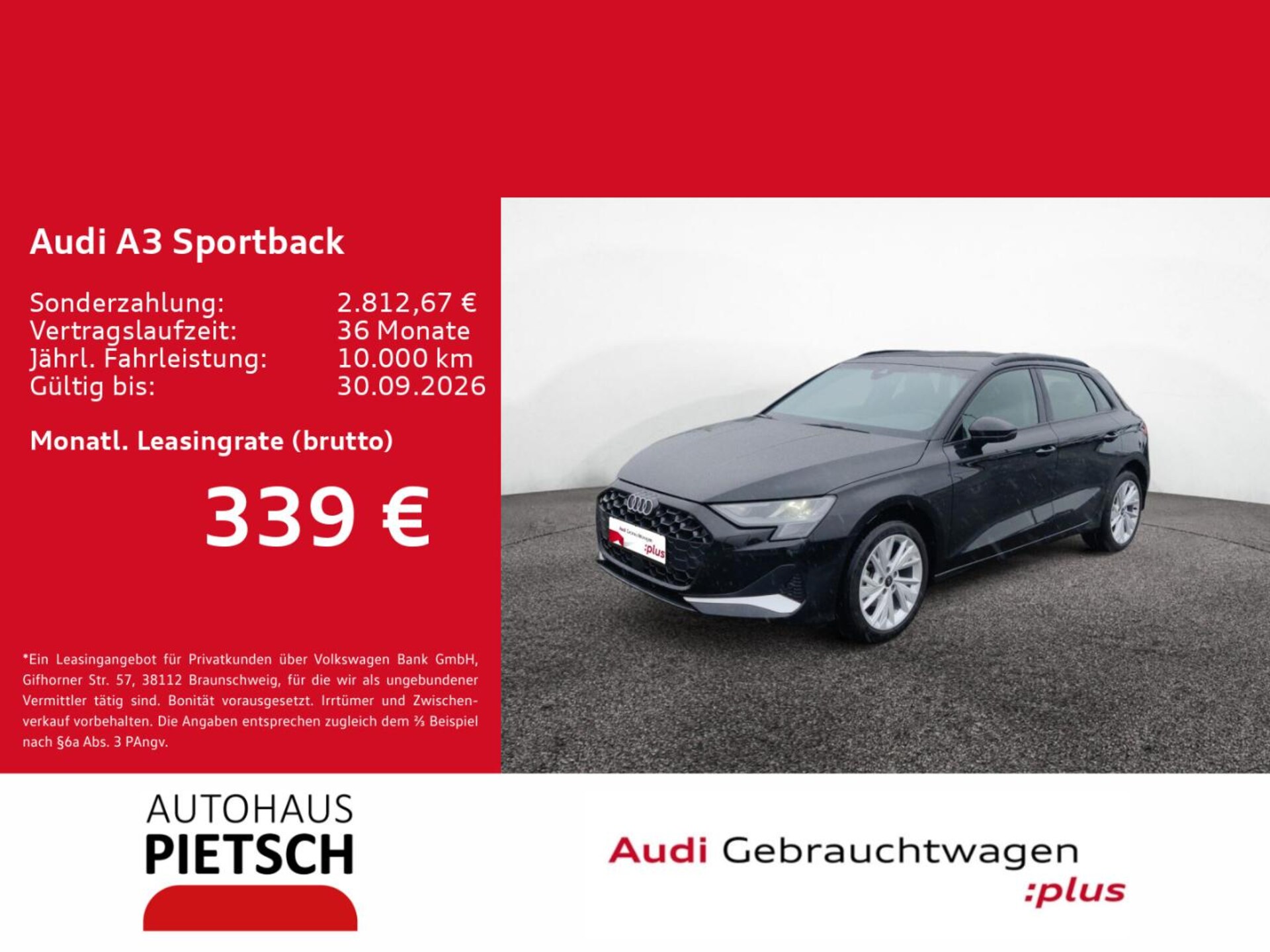 Audi A3 Sportback Advanced